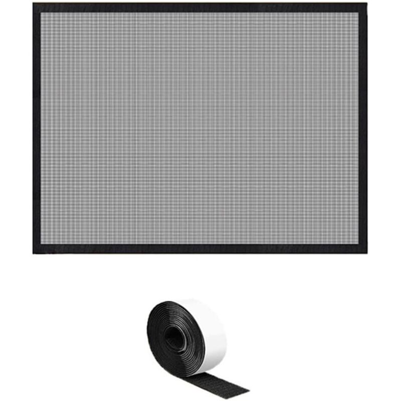 Kaminschutzgitter Aus Schwarzem Pvc, Das Ihren Wohnraum Aufwertet Und Gleichzeitig Die Sicherheit Von Kindern Gewährleistet (29 X 40 Zoll/73,7 X 101,6 Cm)