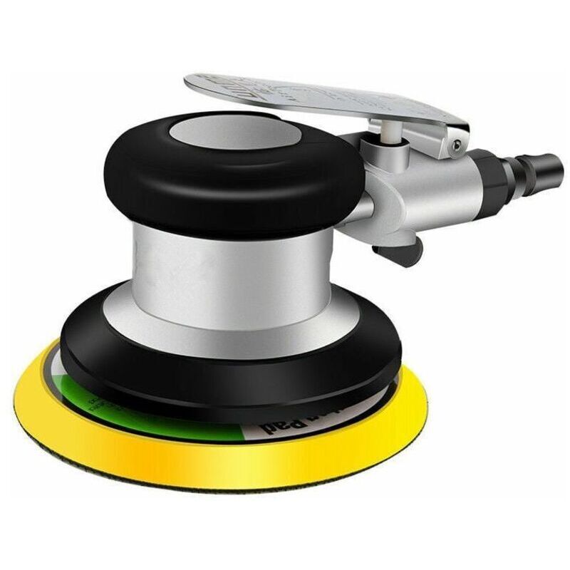 Pneumatischer Schleifer, Professioneller Druckluftbetriebener Exzenterschleifer, Leistungsstarker Mini-doppelhub-druckluftpolierer Mit 9500 U/min, (1 Stück, 125 Mm)