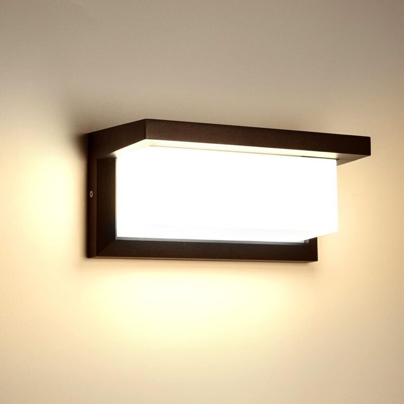 Moderne Led-wandleuchte Für Den Innen- Und Außenbereich, 3000 K, Wasserdicht (ip65), Außenbeleuchtung, Wandmontage, Für Garten, Badezimmer, Veranda, Garage