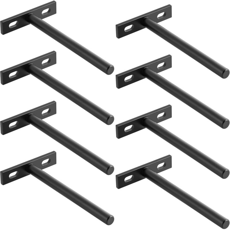 Schwebende Wandhalterung – Robuste Metallhalterung – 100 Mm Länge – 8er-pack – Verdeckte Montage