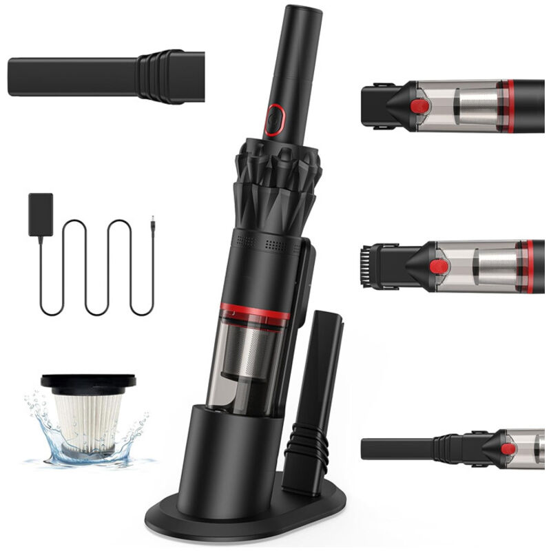Leistungsstarker Kabelloser Handstaubsauger H2 – Ultraleicht (0,5 Kg), Bis Zu 26 Minuten Laufzeit, Hepa-filter Und Stahlborsten, 2-in-1-zubehör Für Auto, Sofa Und Zuhause