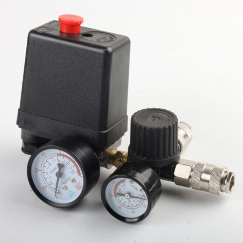 Druckschalter Für Luftkompressoren, Druckregler Für Kompressoren Mit Manometer, Regelventil
