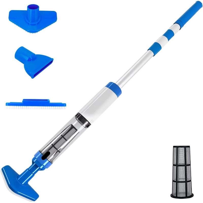 3-in-1 Akku-poolsauger, Wiederaufladbarer Elektrischer Reiniger Mit Akku, Poolsauger Für Whirlpools, Spas, Aufstell- Und Einbaupools