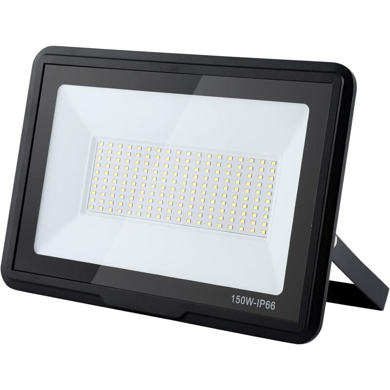 150-w-led-flutlicht Für Den Außenbereich, 15000 Lm Superheller Led-außenstrahler, Ip66 Wasserdicht, 6000 K Kaltweißes Led-flutlicht Für Garage, Garten, Terrasse, Hof (150 W)