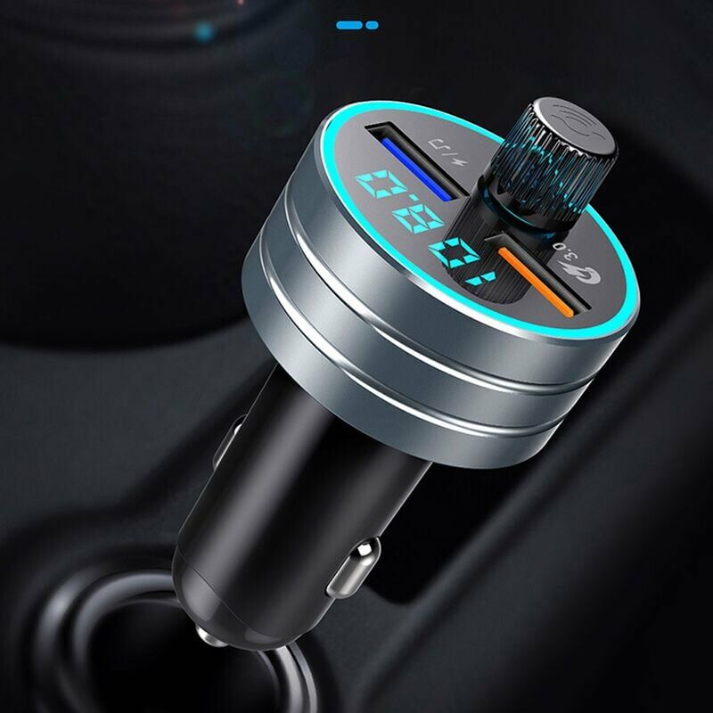 Usb-autoladegerät, Usb-autoladegerät [dual Qc3.0-anschlüsse] 36 W/6 A Schnelllade-mini-autoladegerät, Kompatibel Mit Iphone, Note 9/galaxy