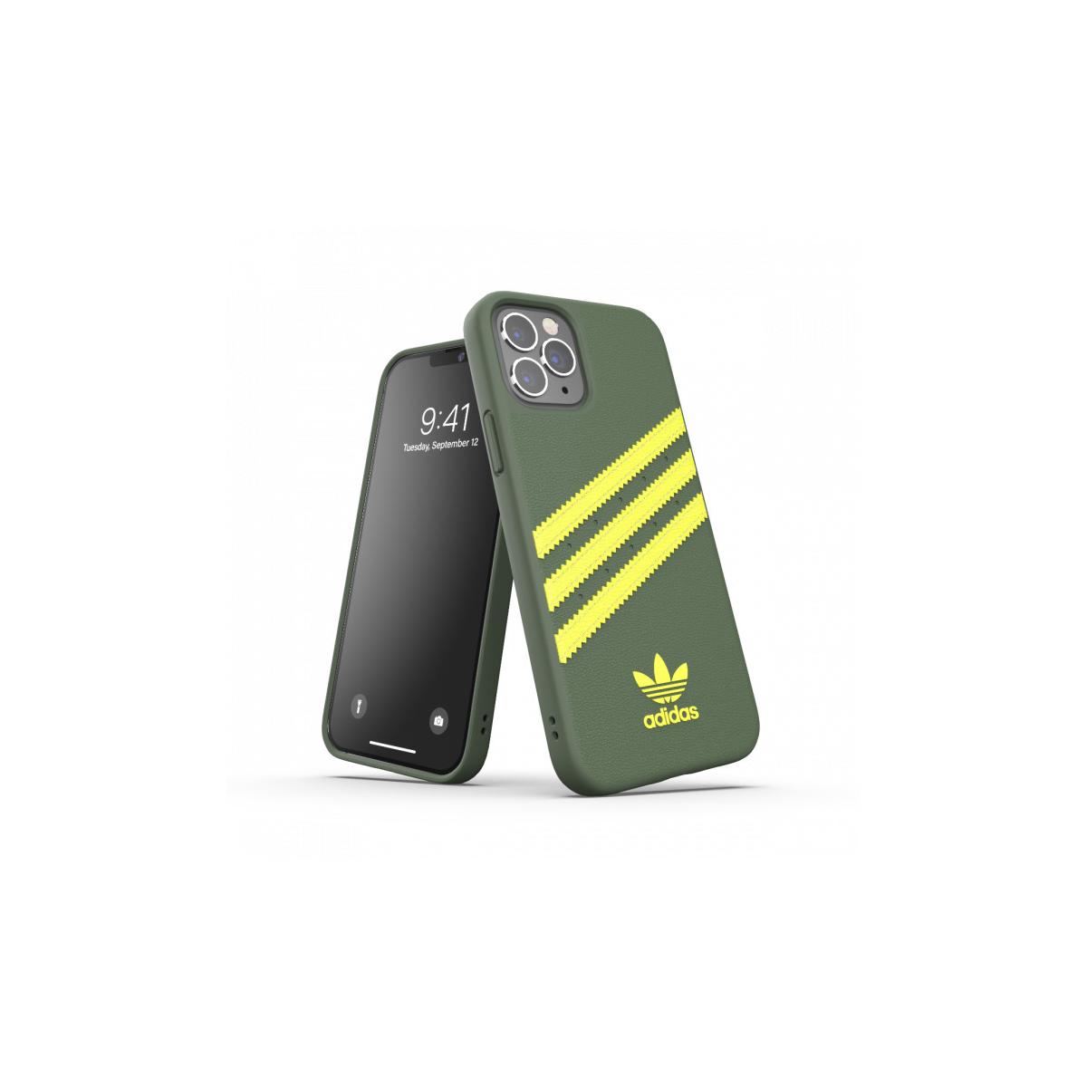 Adidas 3-stripes Handy-schutzhülle 15,5 Cm (6.1") Cover Grün, Gelb