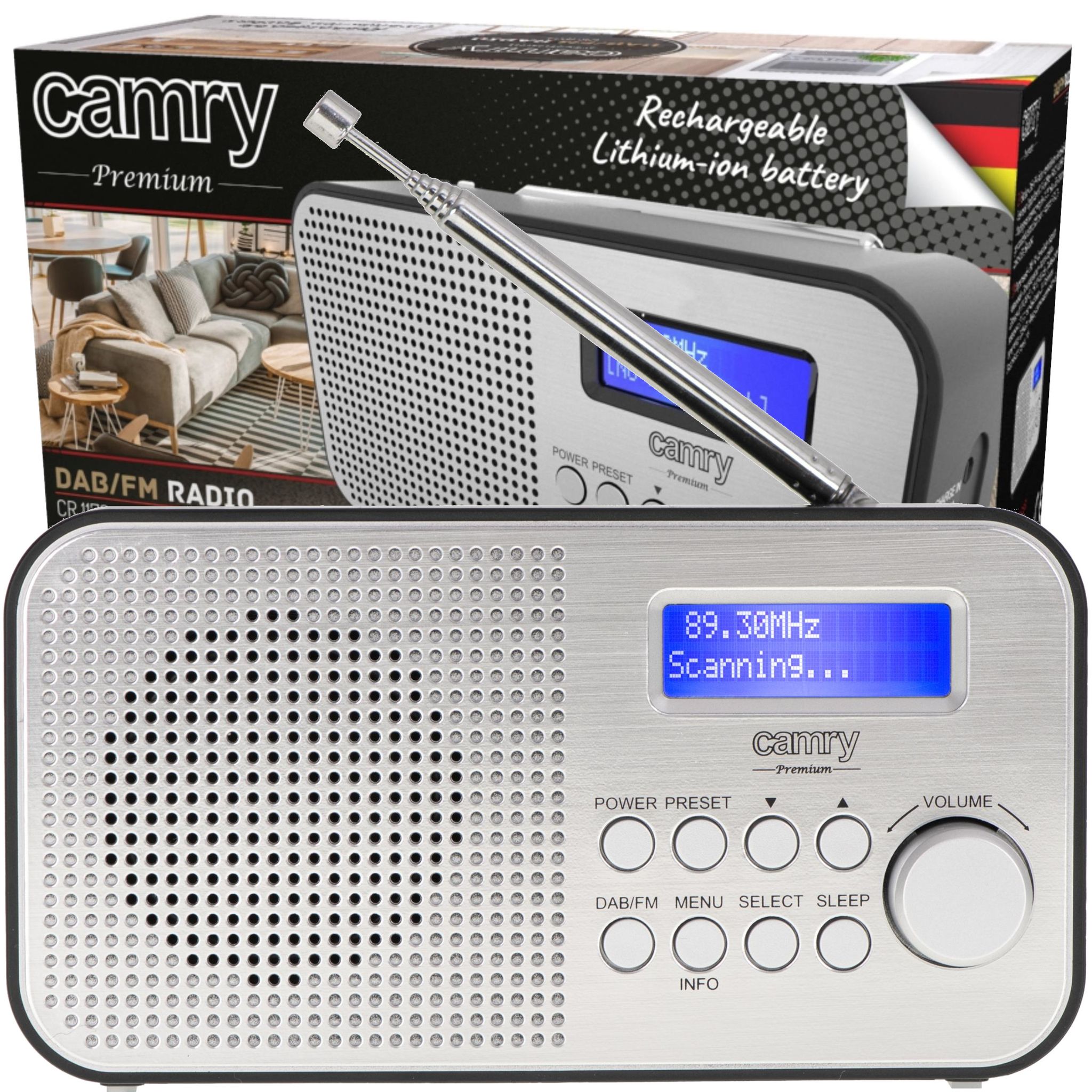 Cr 1179 Radiowecker - Digitalradio Fm / Dab / Dab+