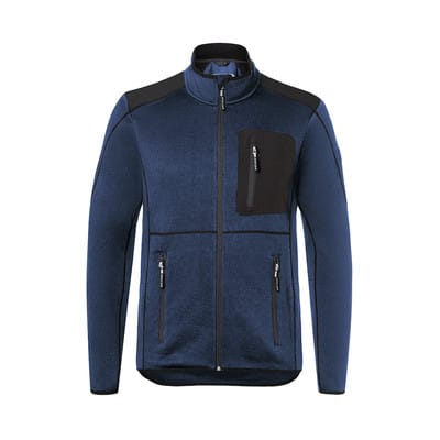 Strickjacke dunkelblau/schwarz Form 1443 Größe 4XL
