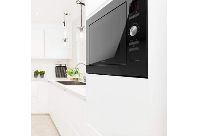 Cecotec - Einbau-mikrowelle Digital De 25 Liter De Fassungsvermögen Con Grill, 900 W De Leistung Y 8 Vorwahlfunktionen.