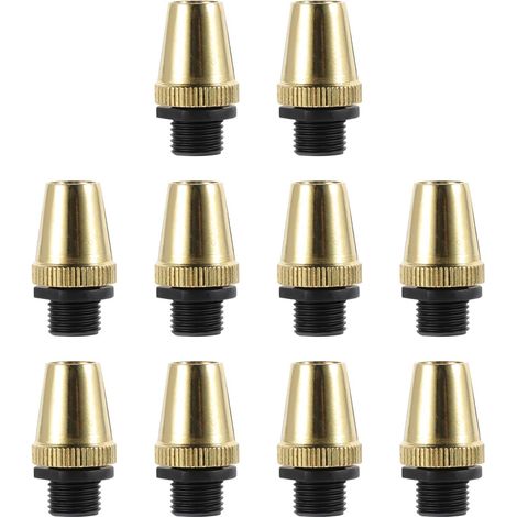 10 Stück Kronleuchter-drahtschlaufen-seilclips, Deckenleuchter-hängeleuchtenkabel, Zugsicherung, Kabelverschraubung, Kabelverschraubungszubehör, Verbinder, Pc-dichtung
