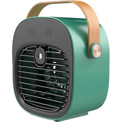 Auto-klimaanlage, 3-stufiger Persönlicher Kühlventilator Mit Luftbefeuchter, Leise Und Per Usb Aufladbare Büro-klimaanlage