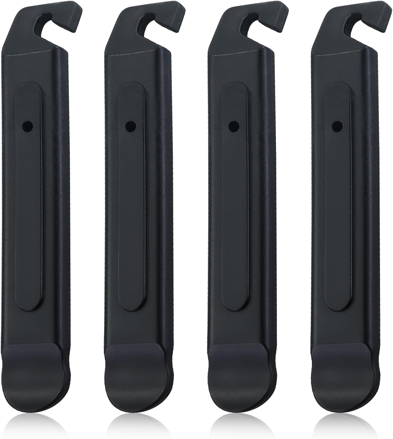 Set Mit 4 Fahrradreifenhebern, Fahrradreifenheber, Schwarzer Kunststoff, Fahrradreifenreparaturwerkzeug, Tragbarer Montagehebel Für Fahrradreifenreparatur