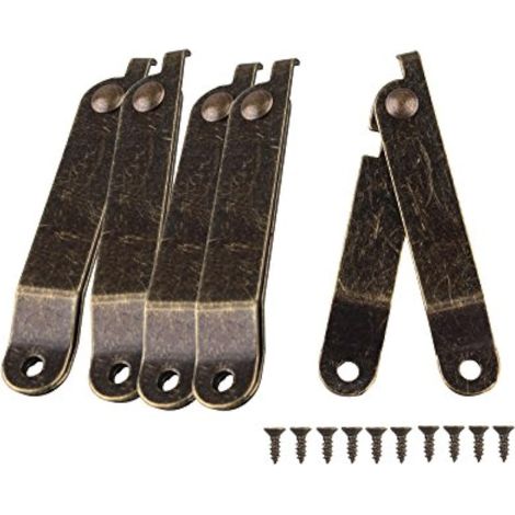 Satz Mit 5 Klappbaren Drehscharnieren Für Kofferraumdeckel, 67 X 11 Mm