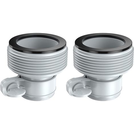 Set Mit 2 Poolschlauchadaptern Für 3,2 Cm Bis 3,8 Cm Typ B Pumpen, Poolschlauchverbinder