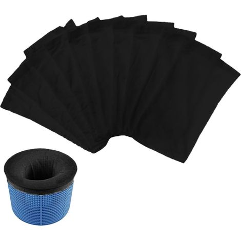 10 Stück Schwarze Poolskimmer-socken, Poolskimmer-körbe, Poolsocken, Poolskimmer-socken, Poolsocken