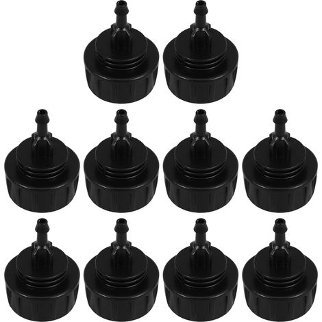 10er-pack Schnellkupplungen Für Tropfbewässerungsschläuche Aus Abs Mit G3/4-innengewinde, Gartenbewässerungszubehör