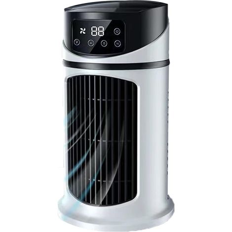 Multifunktionaler Tischventilator, Verdunstungsluftkühler, Tragbare Klimaanlage, Verstellbarer Ventilator