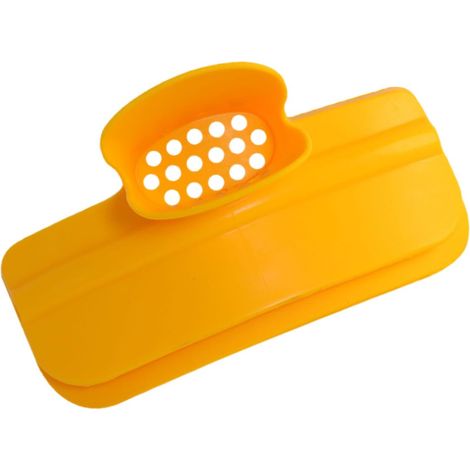 Gelber, Flexibler Silikon-clip-trichter Für Töpfe Und Schüsseln, Blasenfrei Und Für Einfache Filtration, Praktisches Küchenaccessoire Für Den Täglichen Gebrauch
