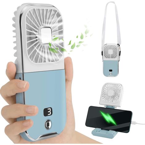 Tragbarer Ventilator, Mini-ventilator, Handventilator, Kleiner 4-stufiger Persönlicher Ventilator, Taschenventilator, Usb-ventilator