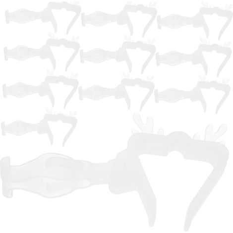 Set Mit 10 Dachlampenclips, Dachrinnenclips Aus Metall, Haken Für Die Außenbeleuchtung Bei Festen