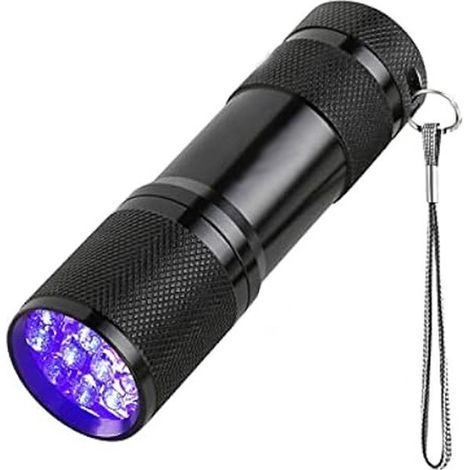 Multifunktions-uv-taschenlampe (395 Nm): Nachweis Von Lecks, Tierurin, Skorpionen, Bettwanzen, Banknoten, Mineralien Und Flecken. Batterie Nicht Enthalten.