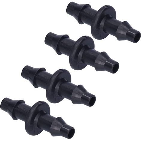 100 Stück 4/7 Mm 2-wege-schlauchverbinder Mit Widerhaken Für 1/4"-tropfbewässerungsschläuche Für Gartenschläuche