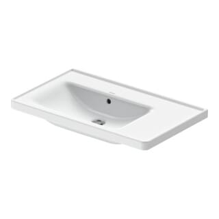 Duravit Möbelwaschtisch D-Neo 80x48cm, o HL, w, asy, B li, m ÜL, HLB