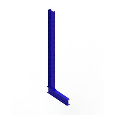 Meta Kragarmregal Ständer IPE140 einseitig 2000 x 500 mm Enzianblau Multistrong M