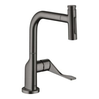 hansgrohe SPT 230 Se 2jet Axor Citterio mit Ausziehbrause, brushed black chrome