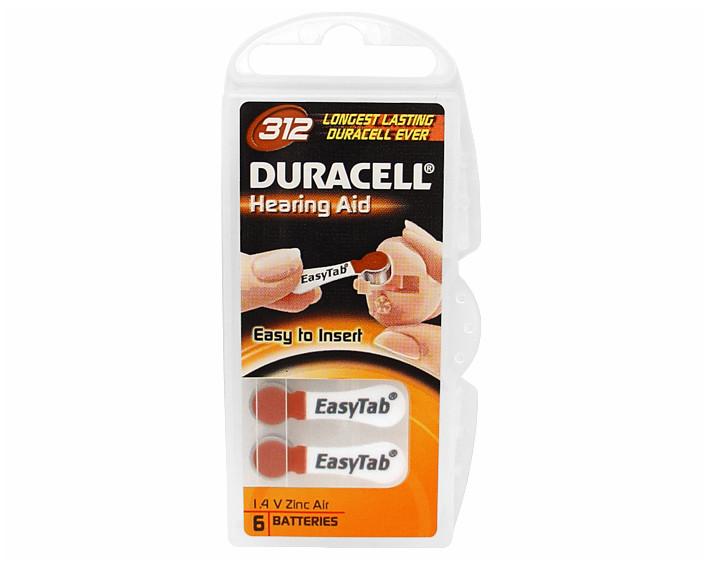 Hörgerätebatterie Duracell Activair Da312 1.45 V 180 Mah
