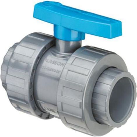 50-mm-pvc-druckventil Für Klebeverbindungen – Abnehmbares Doppelverschraubungssystem – Optimale Abdichtung Bis 16 Bar – Sanitär- Und Schwimmbadtechnik – Frans Bonhomme