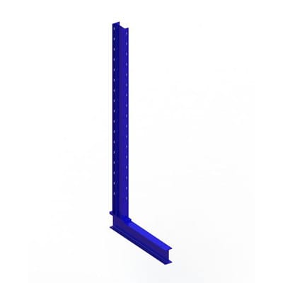 Meta Kragarmregal Ständer IPE140 einseitig 2000 x 600 mm Enzianblau Multistrong M