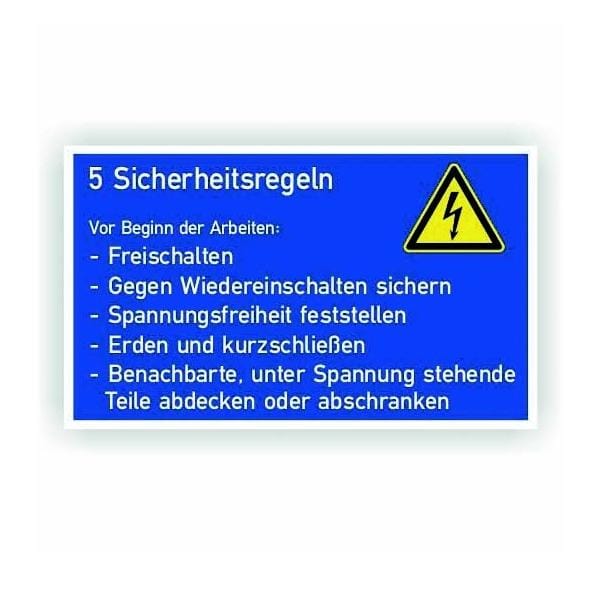 Cimco GS 5 Sicherheitsregeln Gr. 200x120x1 182746