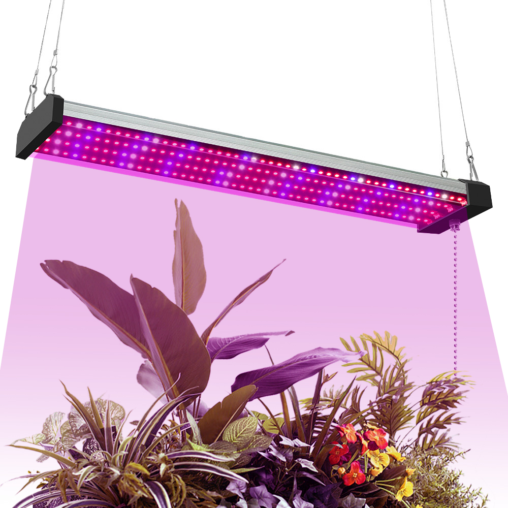 Led-pflanzenlampen Für Zimmerpflanzen, Vollspektrum, Verbindbar, 5000k Tageslicht/620 Nm Rot/465 Nm Blau, Ip20 Wasserdicht, Höhenverstellbar, Zum Aufhängen, Für Das Pflanzenwachstum Im Innen- Und Auße