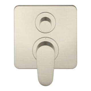 hansgrohe Fertigset Axor Citterio M UP-Wannen-Einhebelmischer, brushed nickel