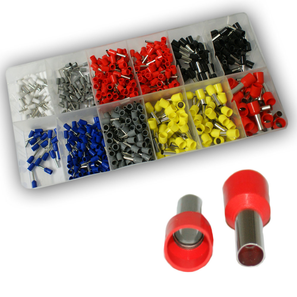 Just In Time - Vintec Aderendhülsen 625-tlg Sortiment Ø 0.5-10 Mm Isoliert Kabelschuhe Setbox