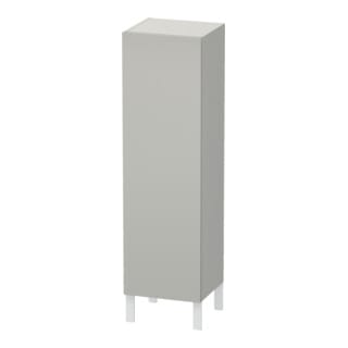 Duravit Halbhochschrank L-Cube 40x36,3x132cm, Tür re, betongrau matt