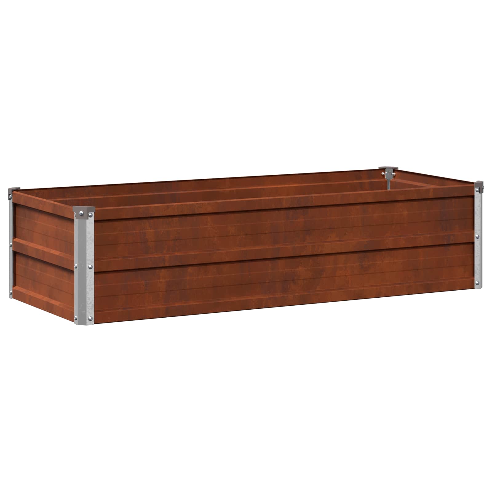 Hochbeet Im Garten Rostig 100 X 40 X 24 Cm Pappe Vidaxl