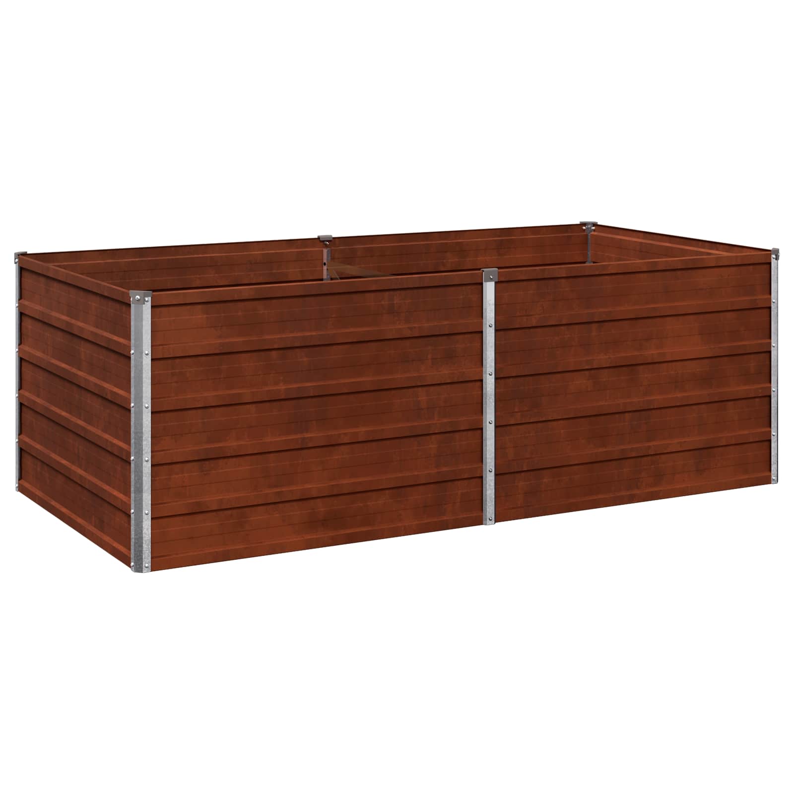 Hochbeet Im Garten Rostig 160 X 80 X 55 Cm Pappe Vidaxl