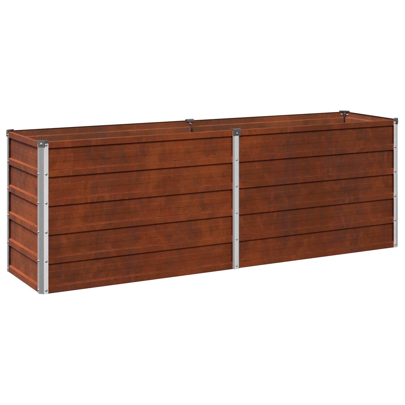 Hochbeet Im Garten Rostig 160 X 40 X 55 Cm Pappe Vidaxl
