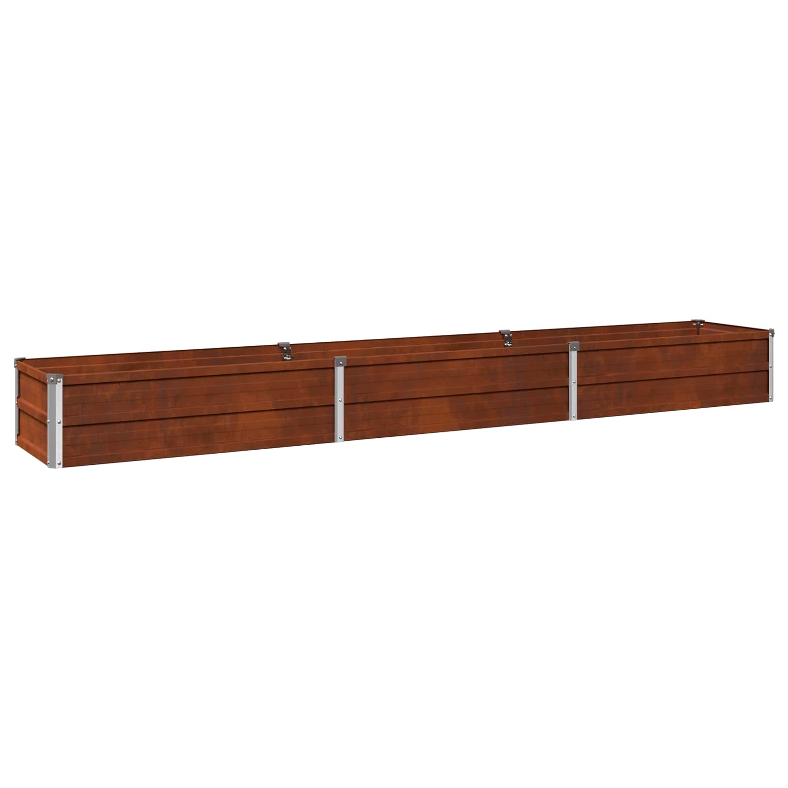 Hochbeet Im Garten Rostig 240 X 40 X 24 Cm Pappe Vidaxl