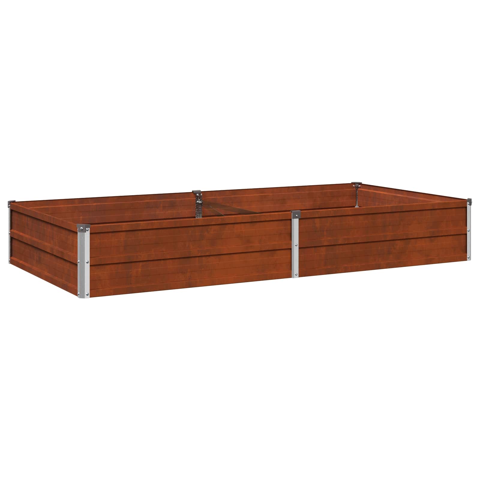 Hochbeet Im Garten Rostig 160 X 80 X 24 Cm Pappe Vidaxl