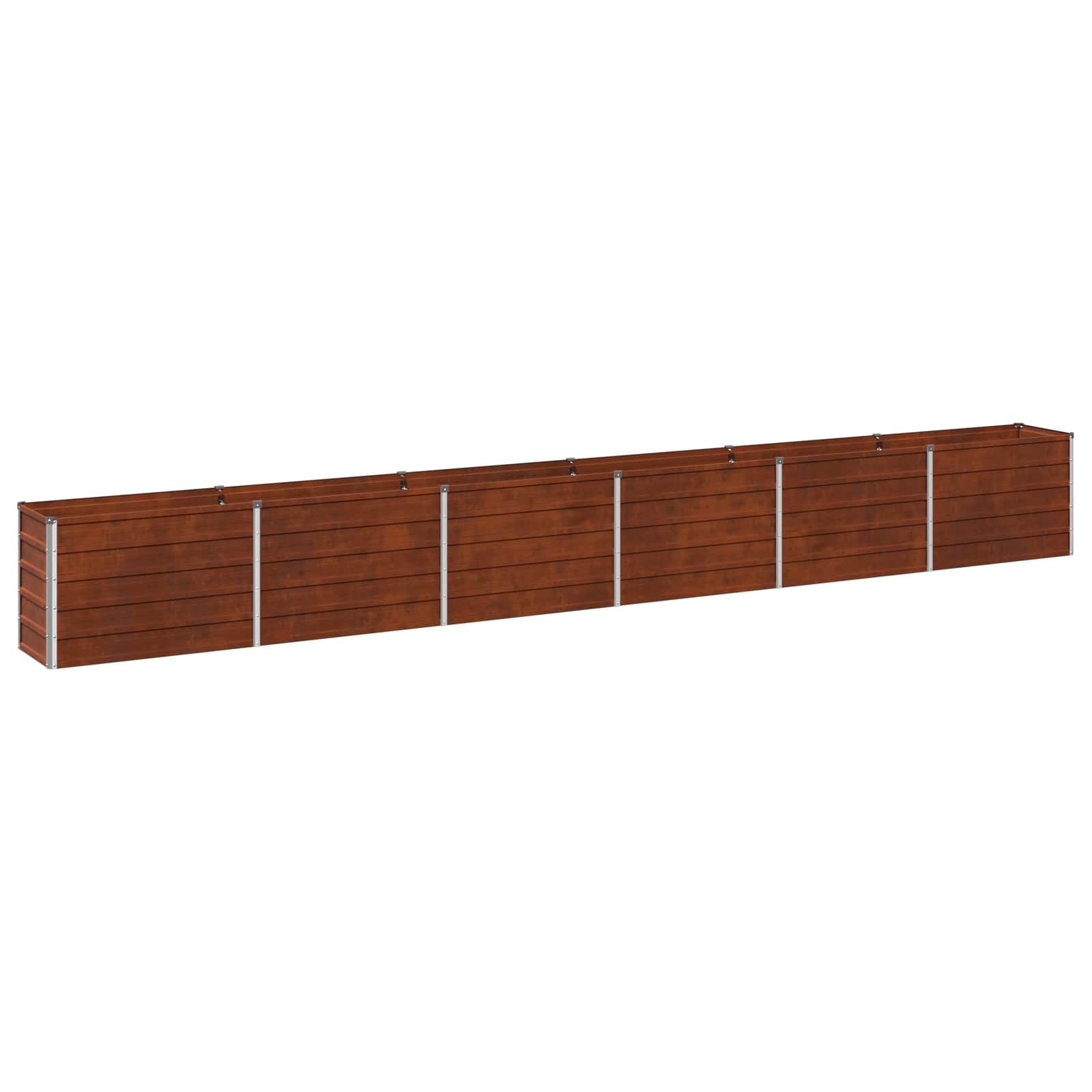 Hochbeet Im Garten Rostig 480 X 40 X 55 Cm Pappe Vidaxl
