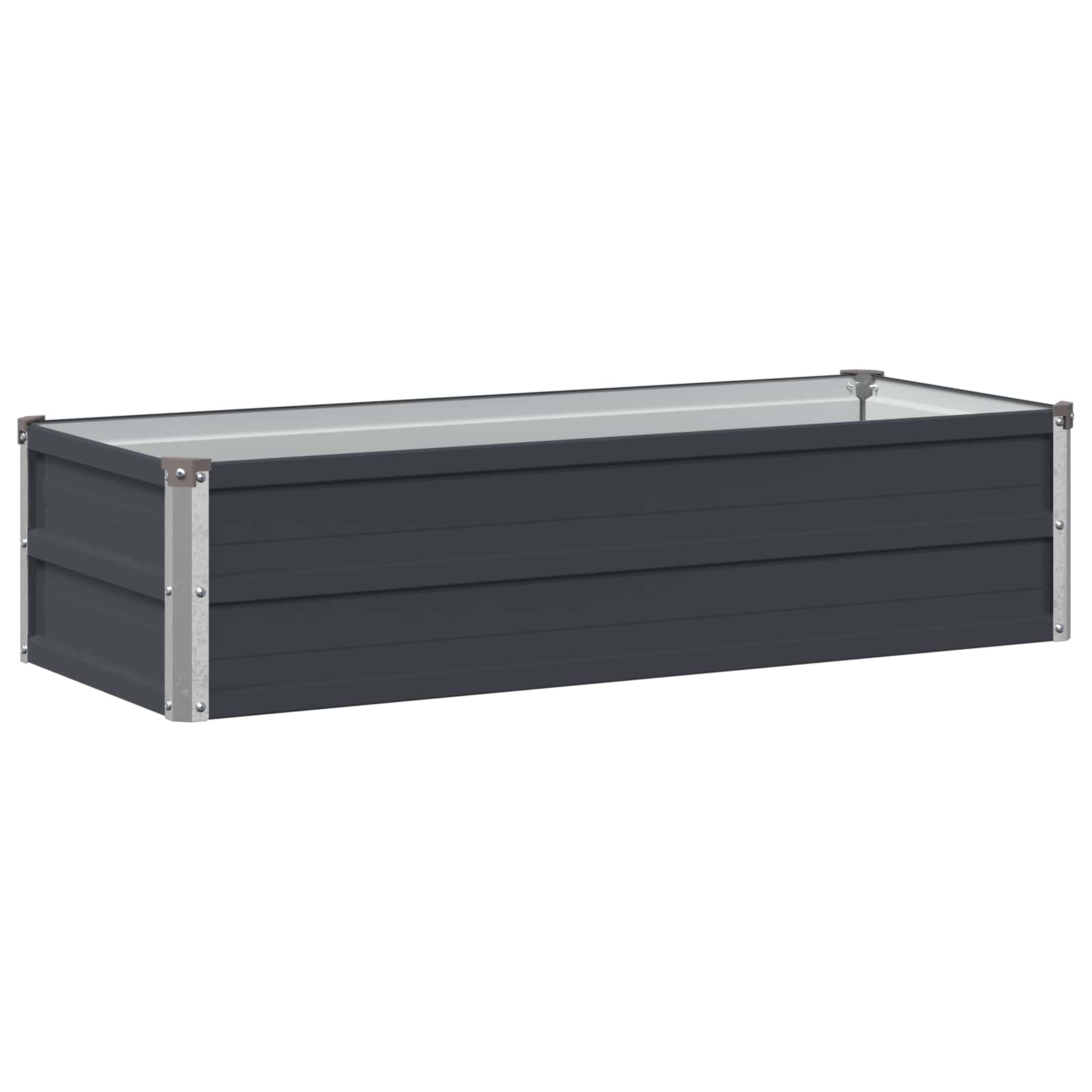 Hochbeet Im Garten Anthrazit 100 X 40 X 24 Cm Vidaxl