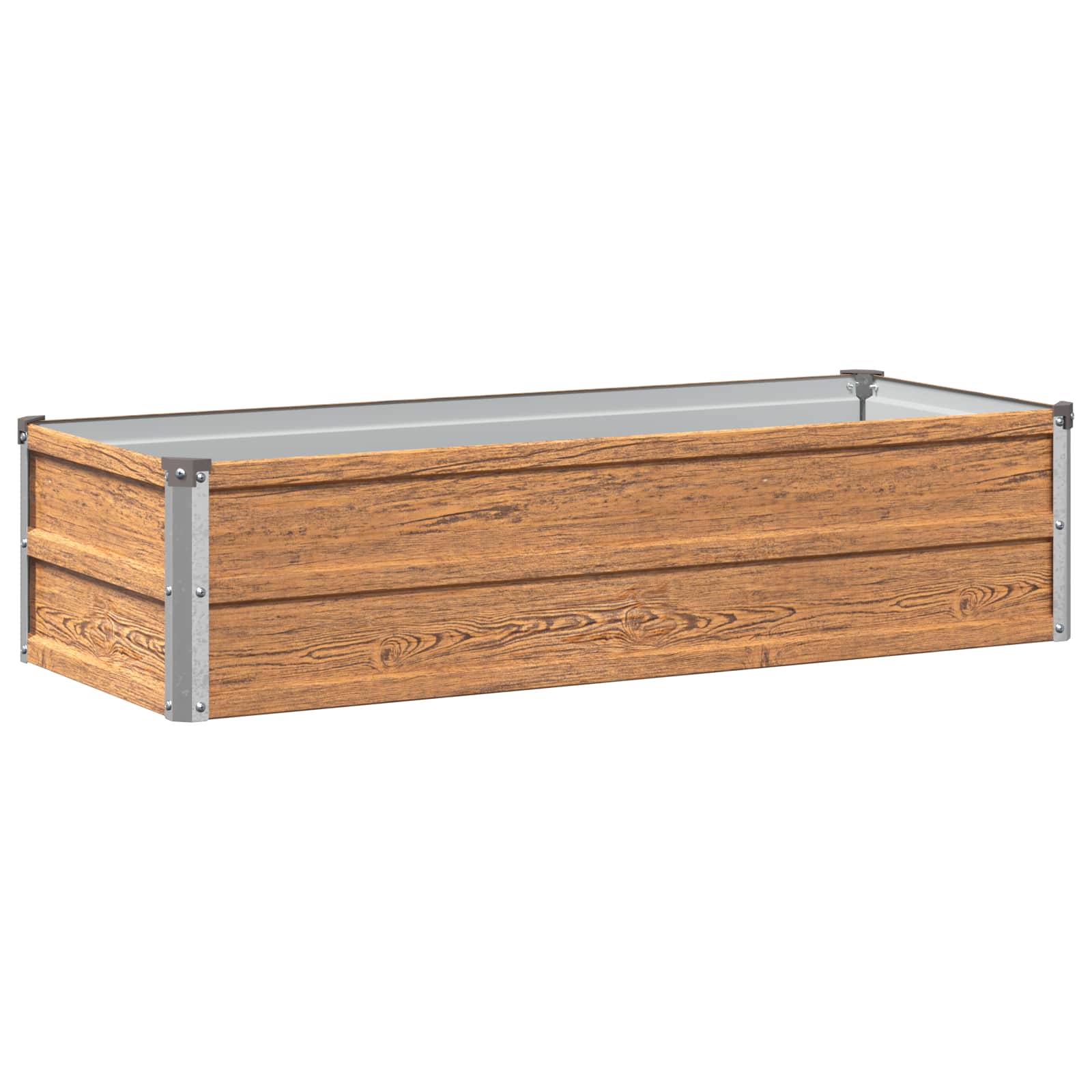 Hochbeet Im Garten Holz Braun 100 X 40 X 24 Cm Vidaxl