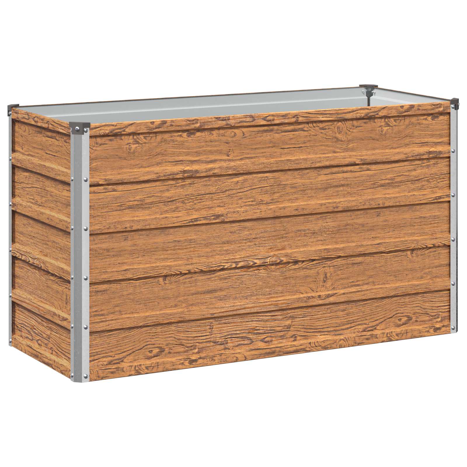 Hochbeet Im Garten Holz Braun 100 X 40 X 55 Cm Vidaxl