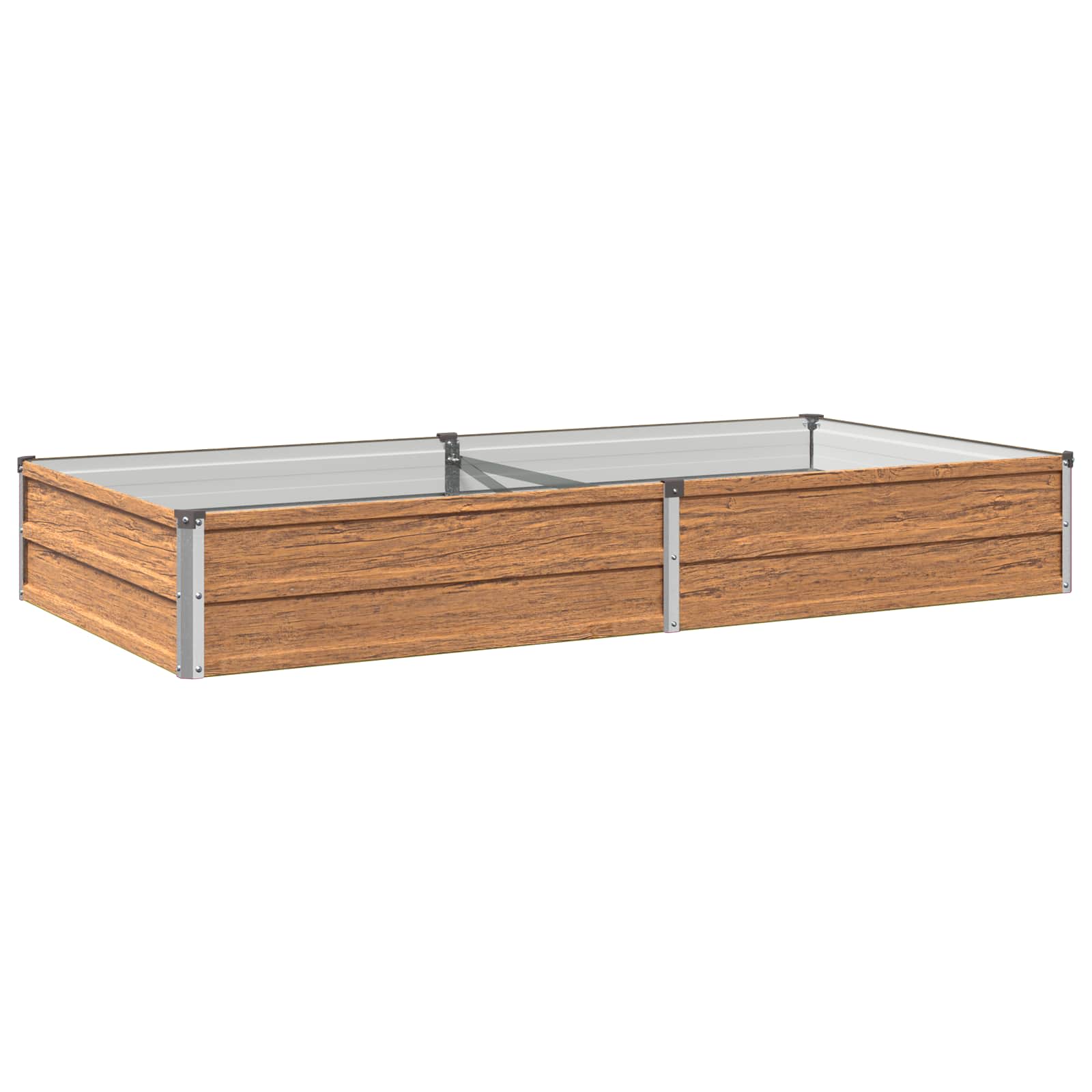 Hochbeet Im Garten Holz Braun 160 X 80 X 24 Cm Vidaxl