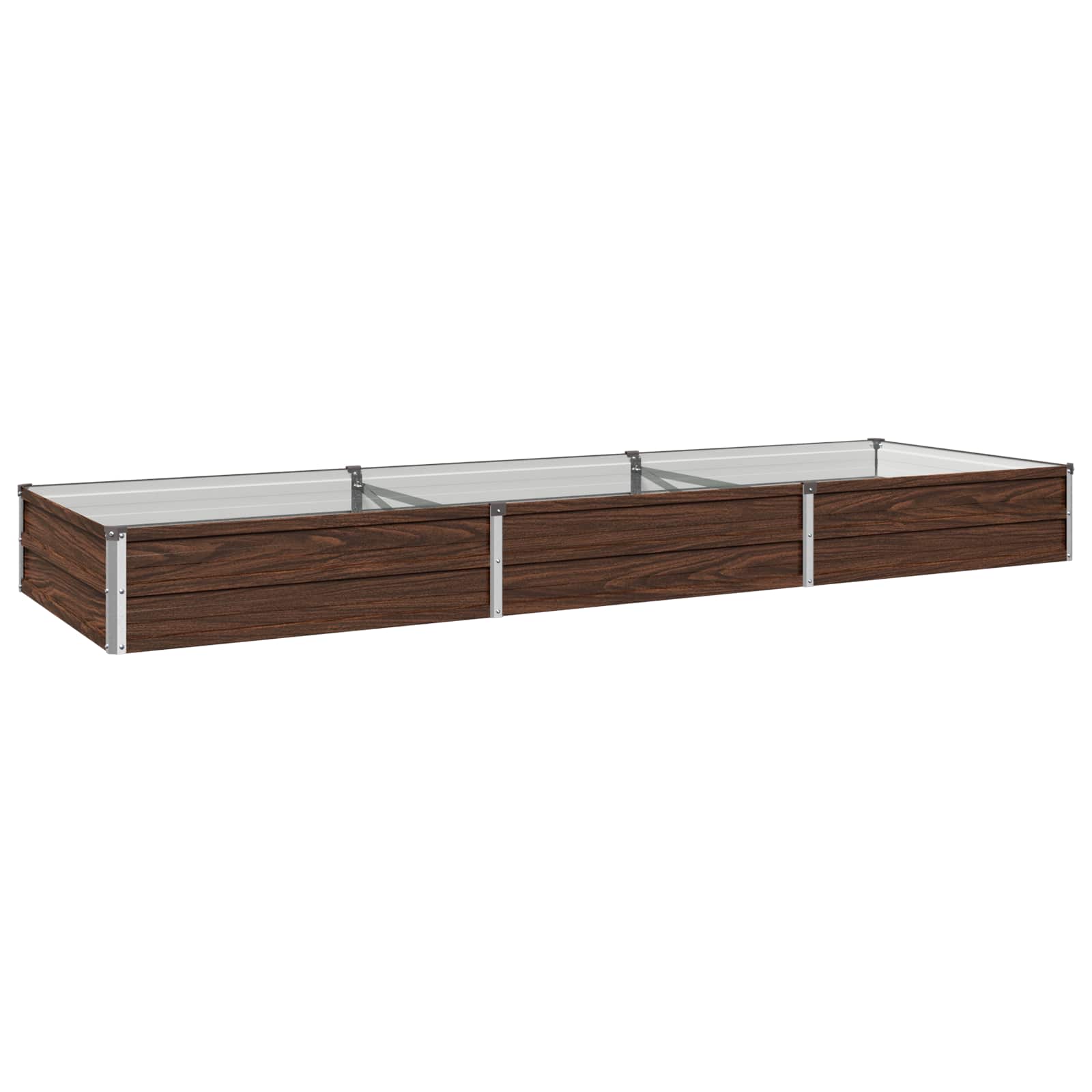 Hochbeet Im Garten Schwarz 240 X 80 X 24 Cm Kaltgewalzter Stahl Vidaxl