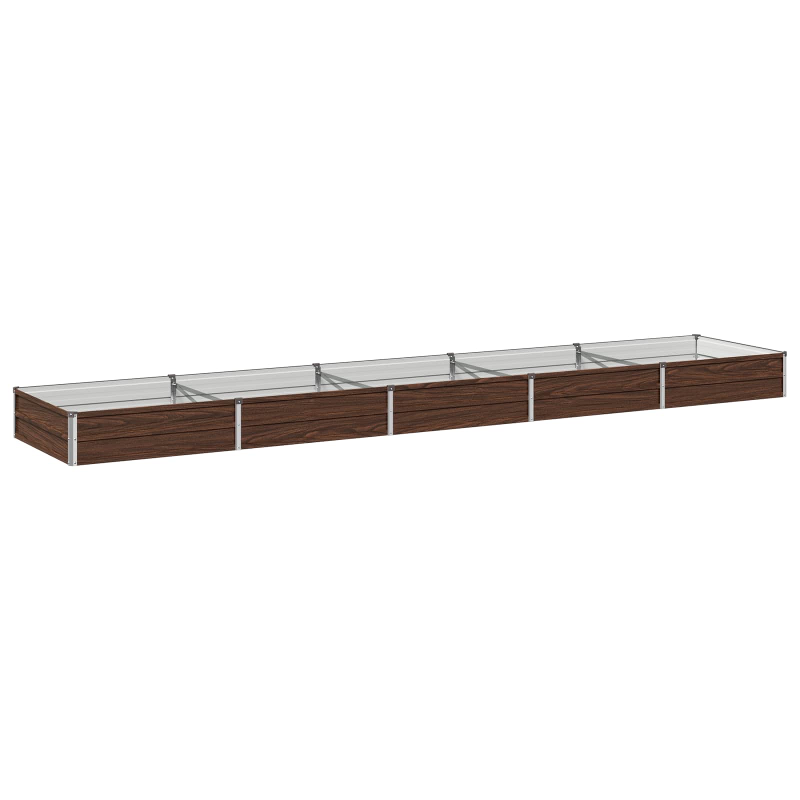 Hochbeet Im Garten Schwarz 400 X 80 X 24 Cm Kaltgewalzter Stahl Vidaxl