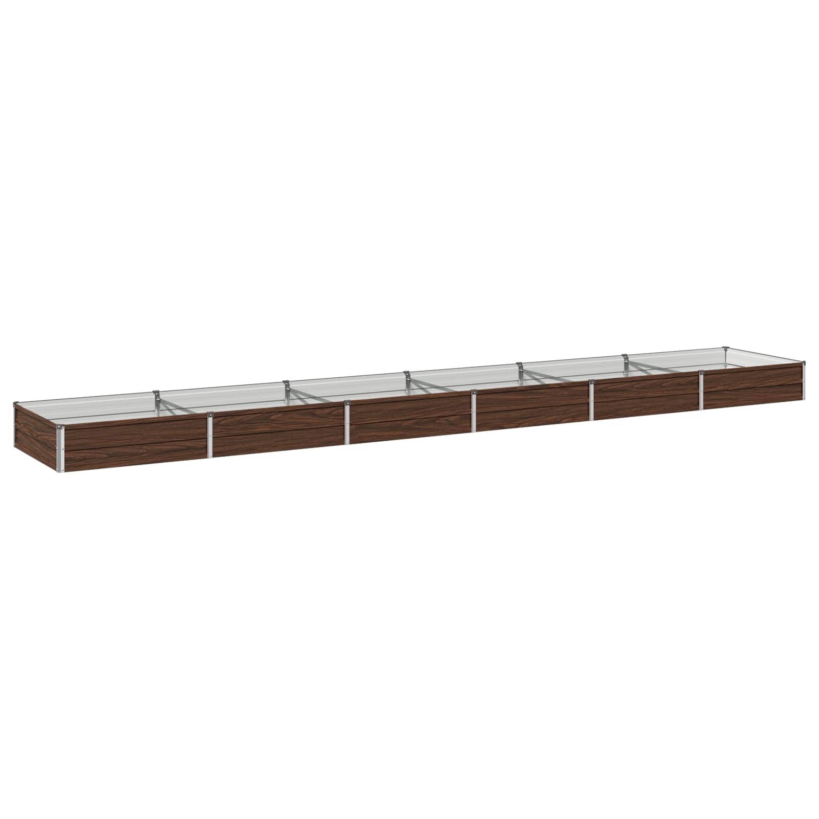 Hochbeet Im Garten Schwarz 480 X 80 X 24 Cm Kaltgewalzter Stahl Vidaxl